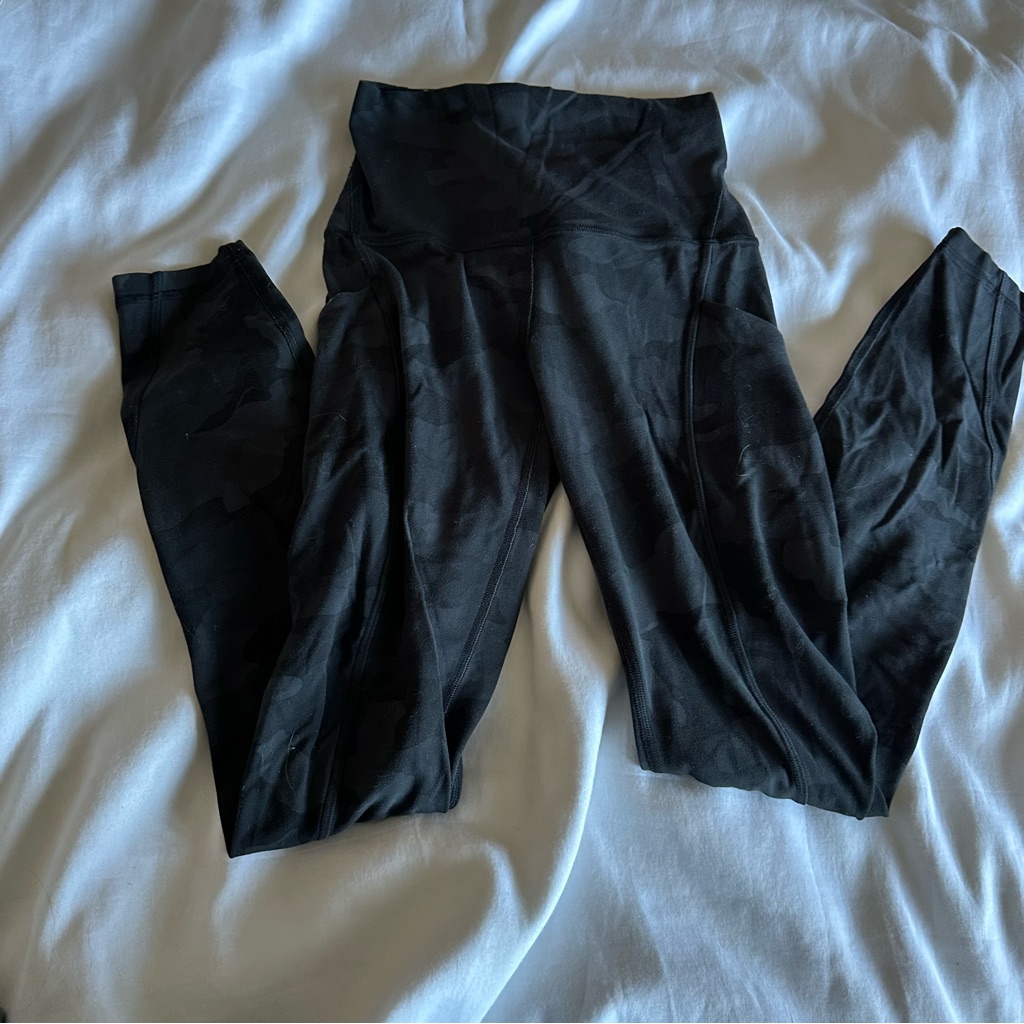 Lululemon Align Camo Leggings With Pockets